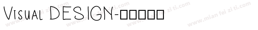 Visual DESIGN字体转换